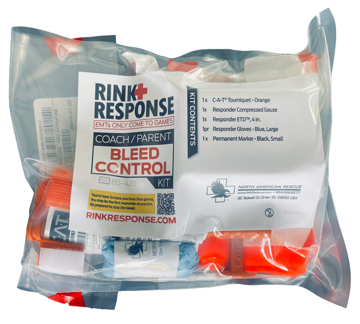 Rink Response bleed control kit contents